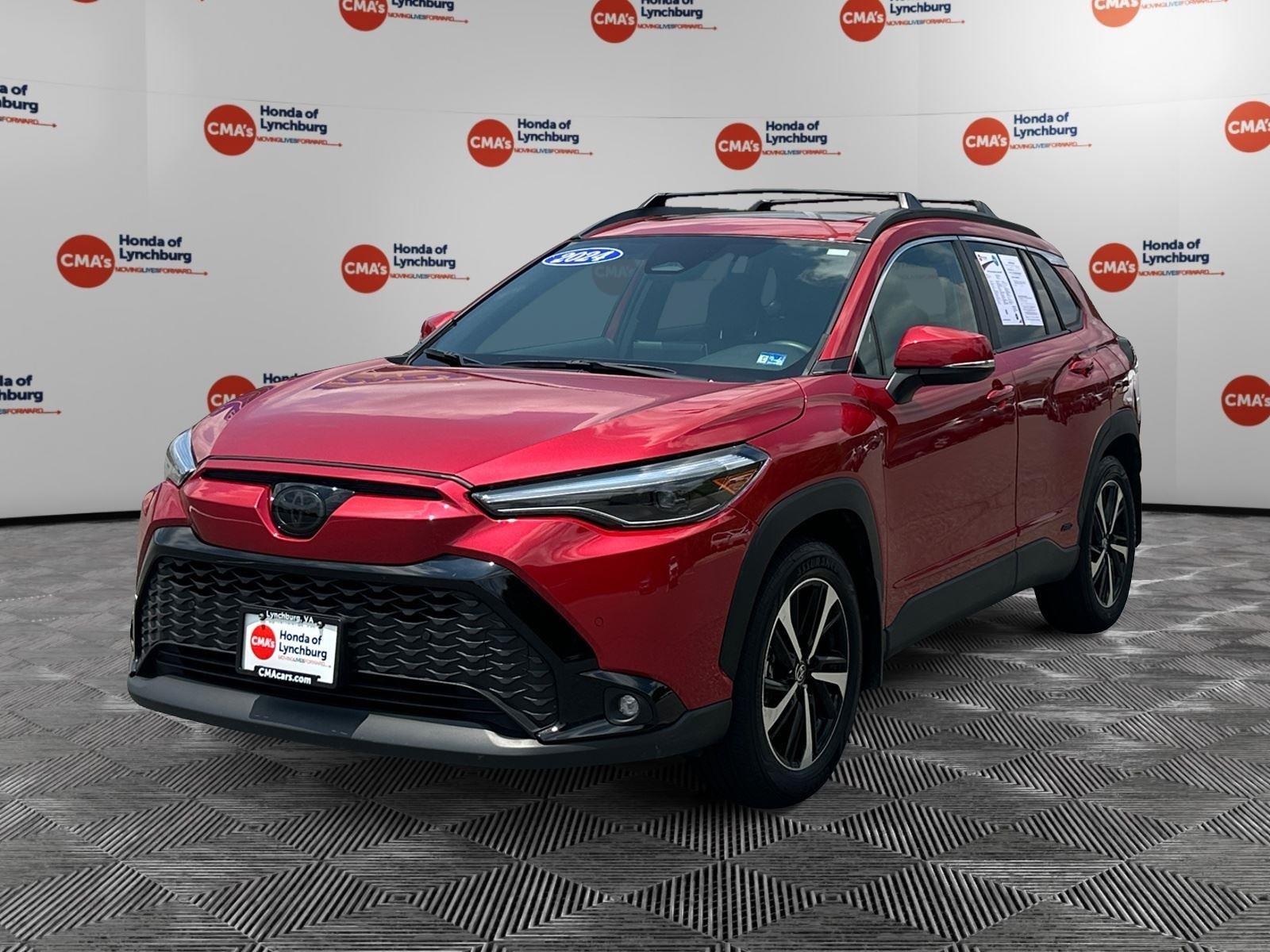 Used 2024 Barcelona Red Metallic Toyota Hybrid XSE image 1