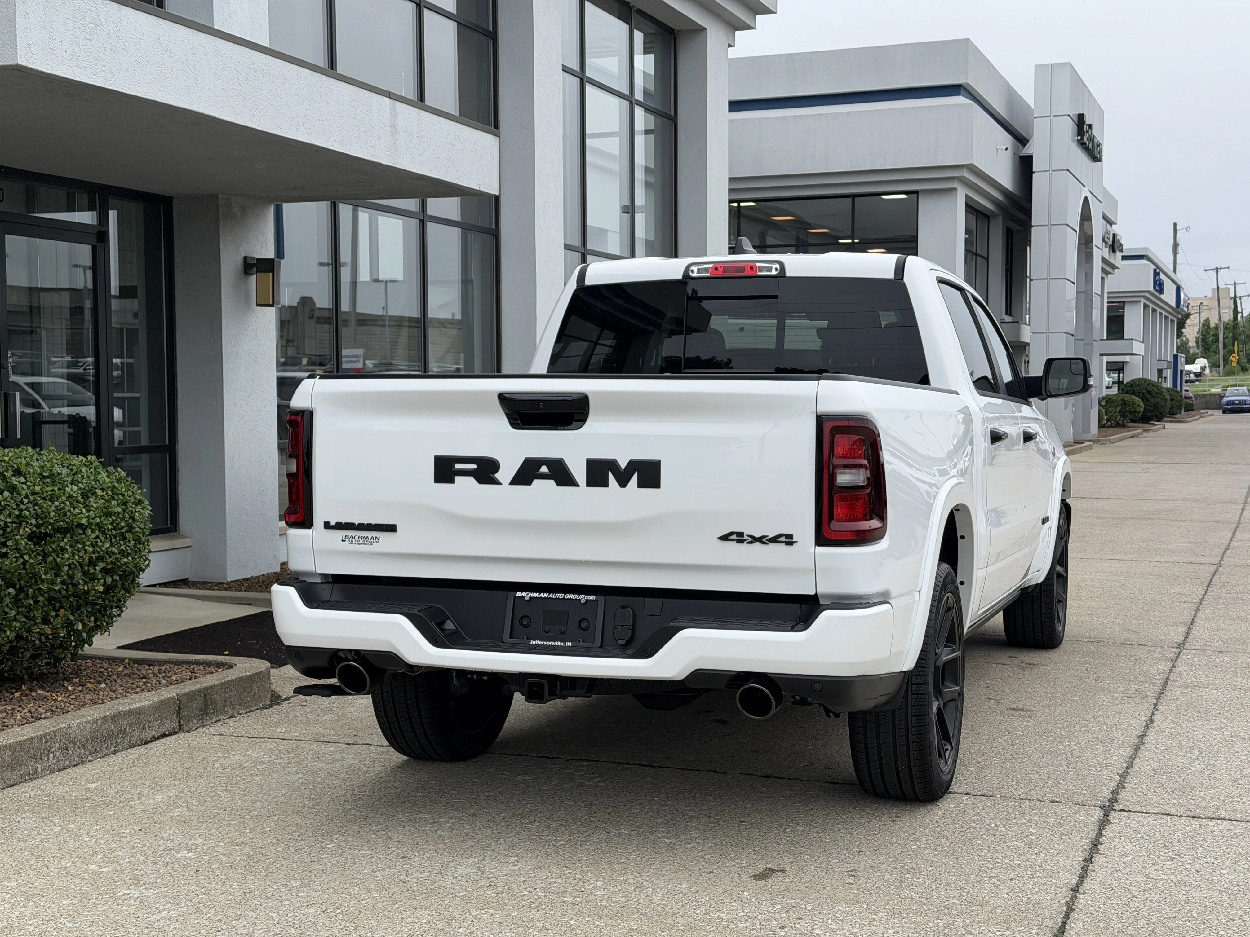 New 2026 Bright White Clear-Coat Exterior Paint RAM Laramie image 5