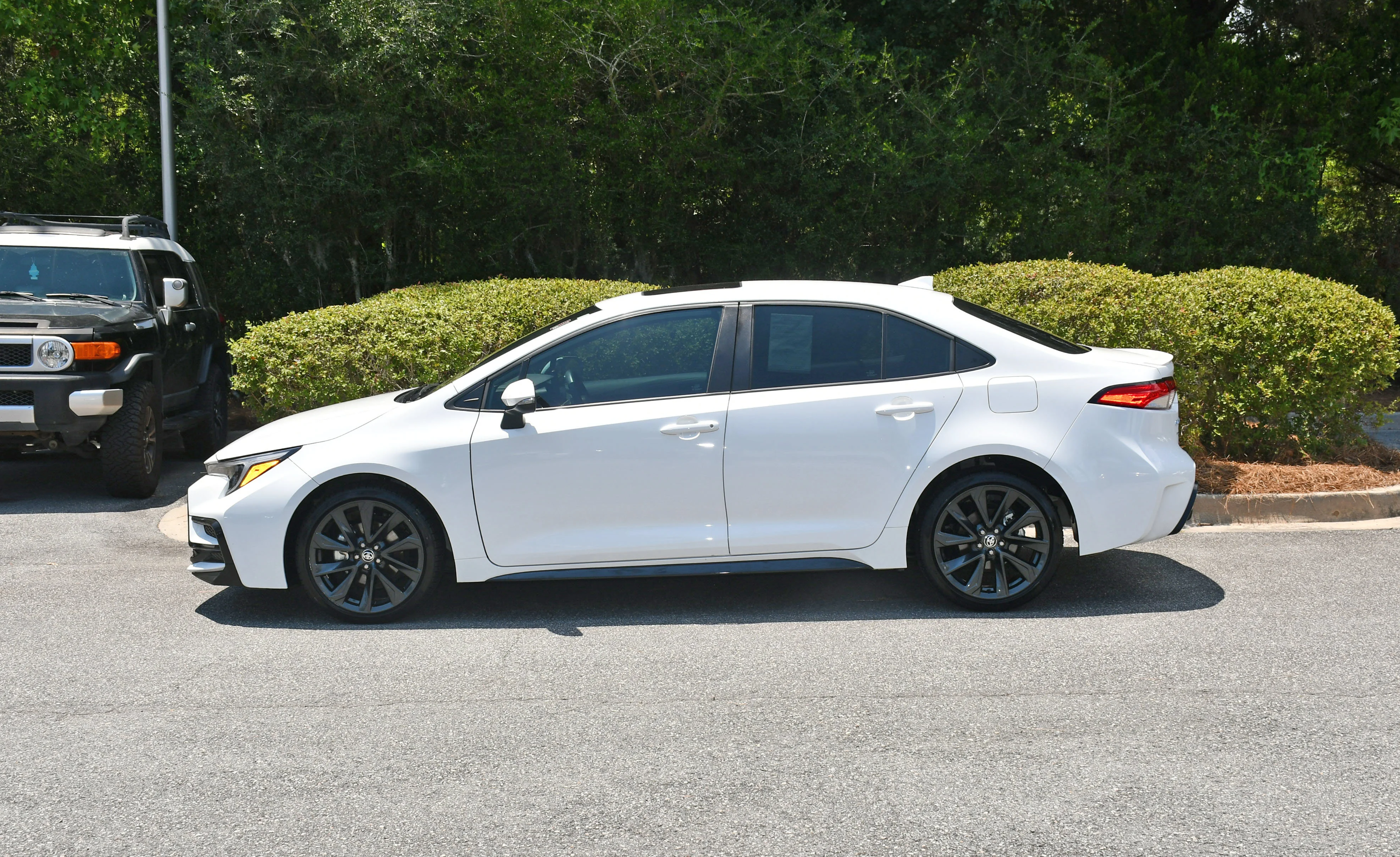 Used 2023 White Toyota SE image 2
