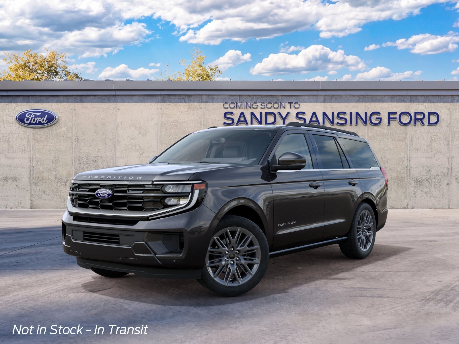 New 2027 Dark Matter Gray Metallic Ford Platinum image 2