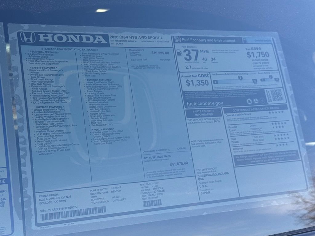 2026 Honda CR-V Sport-L - Photo 28