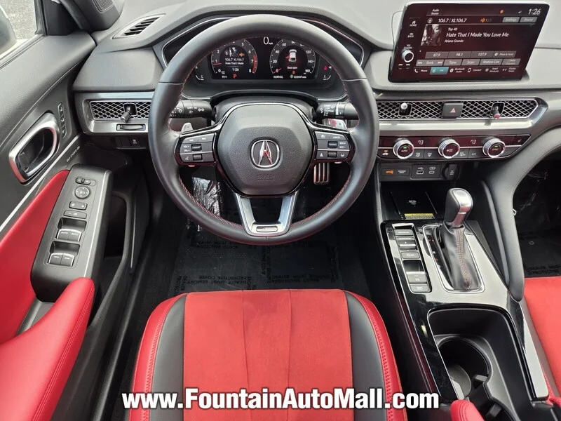 Used 2024 Platinum White Pearl Acura CVT W/A-SPEC TECHNOLOGY PACKAGE image 12