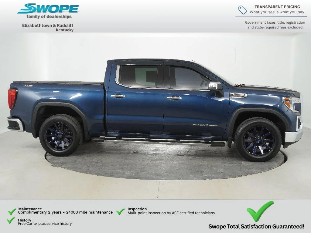 Used 2020 Pacific Blue Metallic GMC SLT image 3
