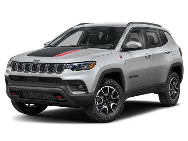 Used 2025 Silver Zynith Metallic Clearcoat Jeep Trailhawk image 1