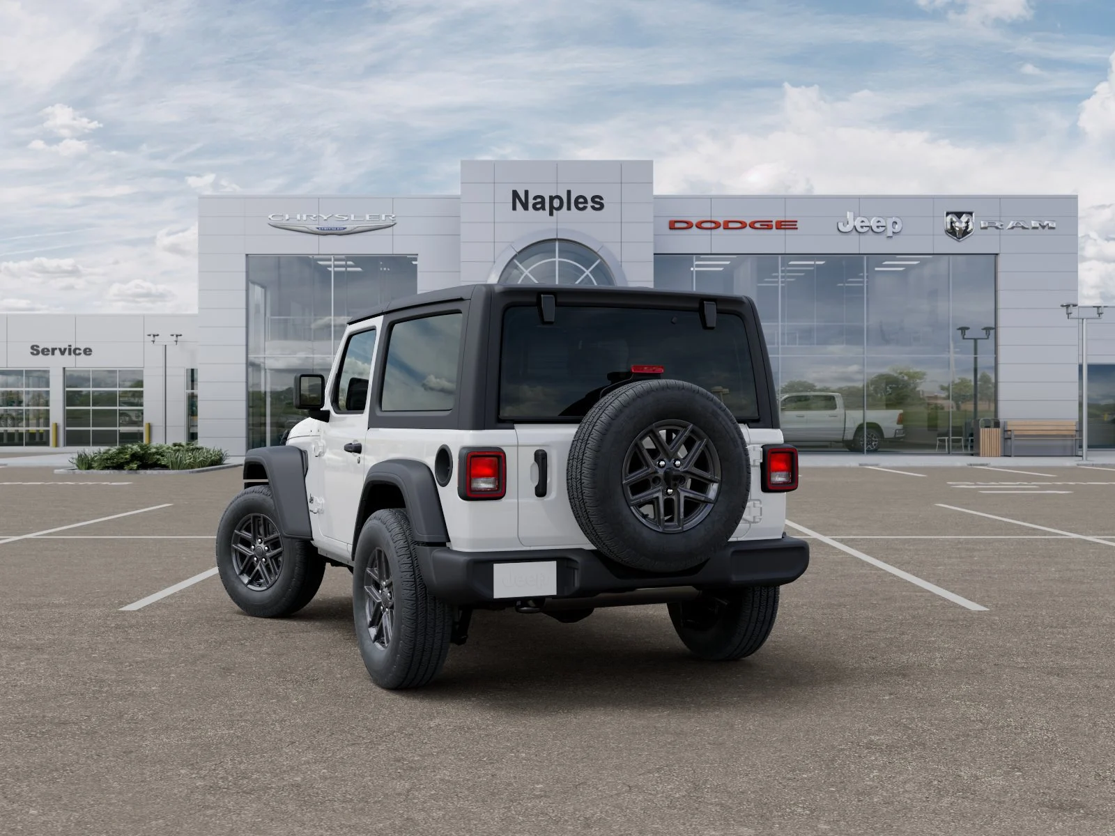 New 2026 Bright White Clearcoat Jeep Sport S image 3