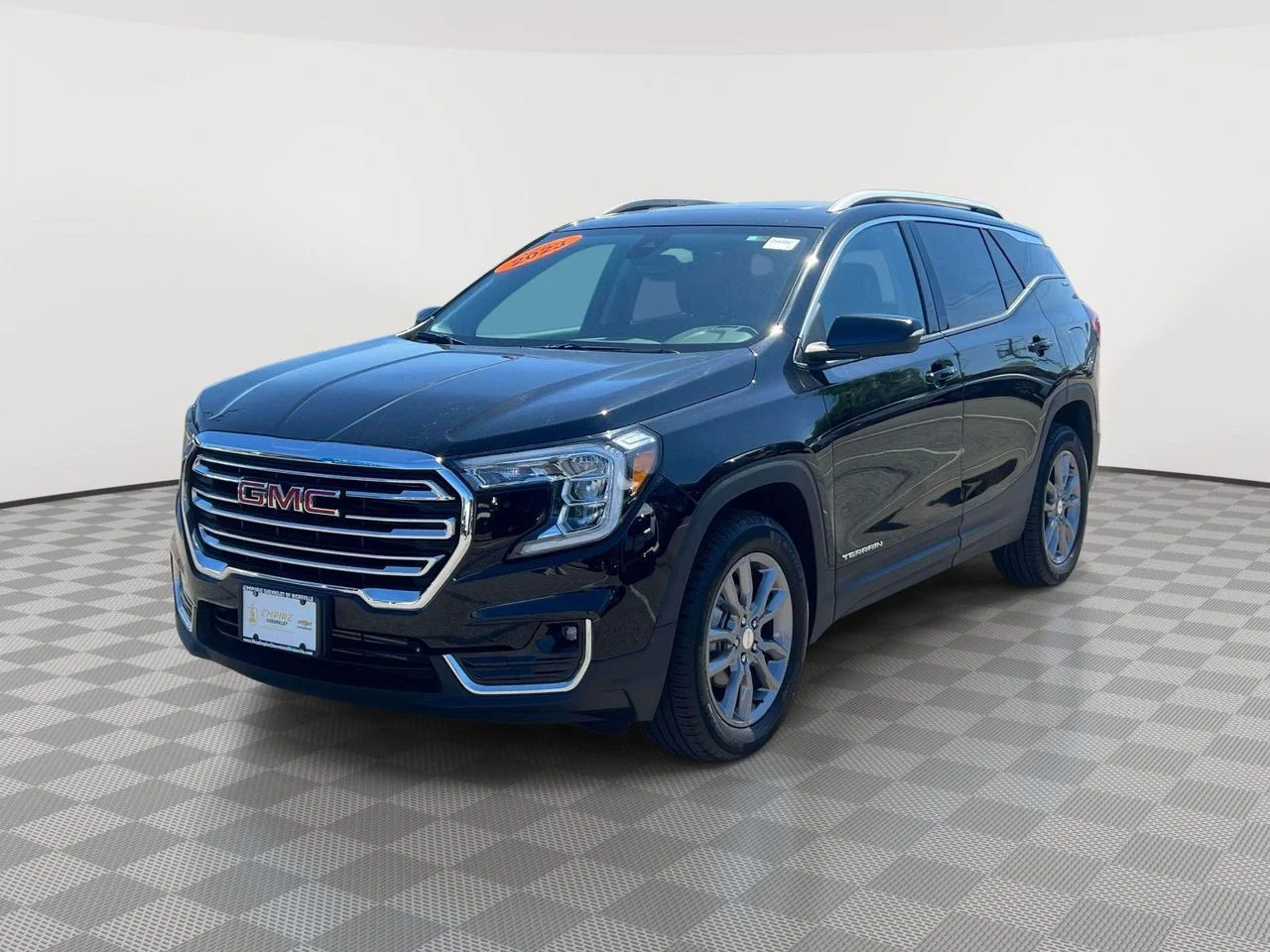 Used 2023 Ebony Twilight Metallic GMC AWD SLT image 2