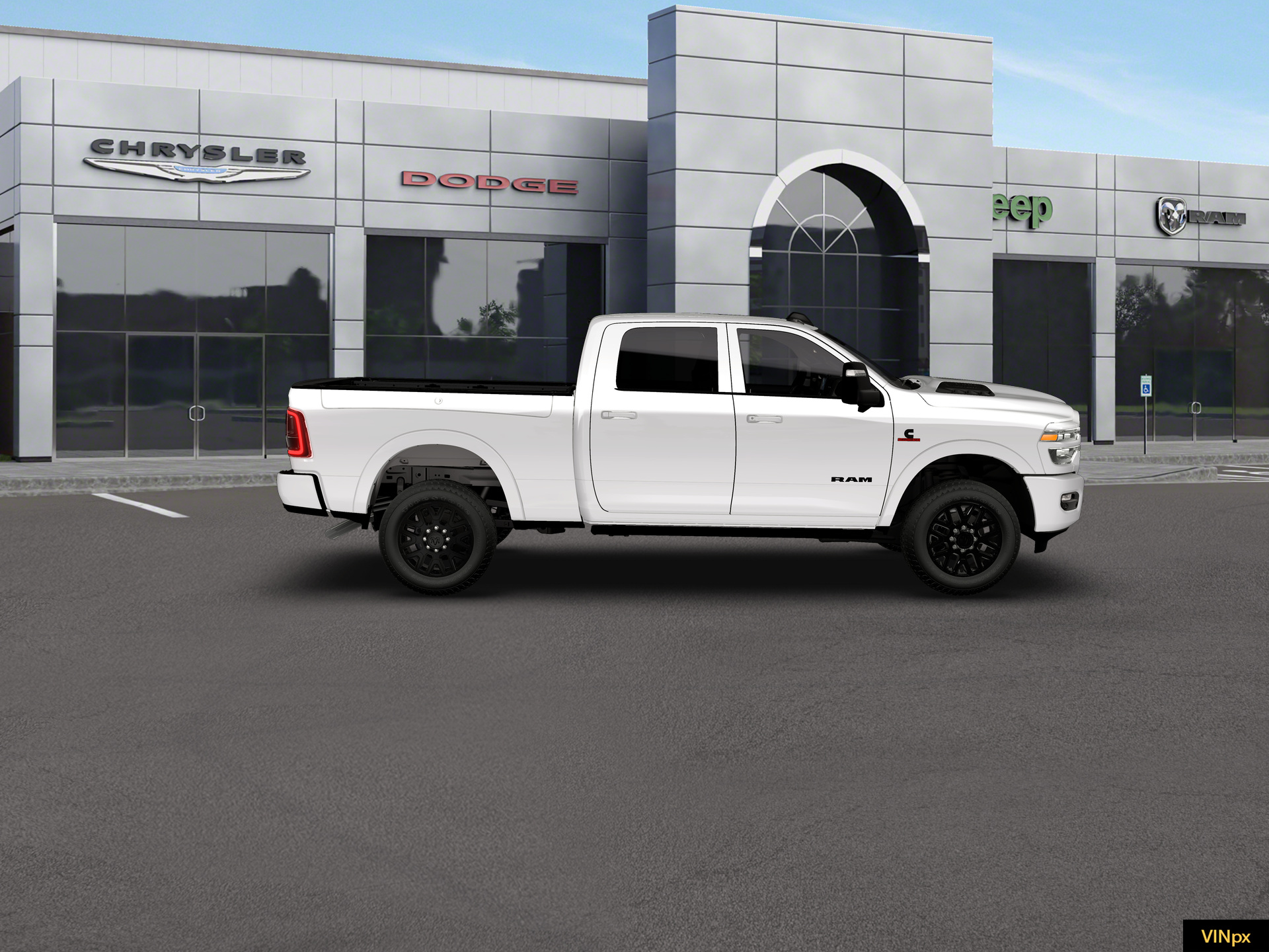 New 2026 Bright White Clearcoat RAM Limited image 9