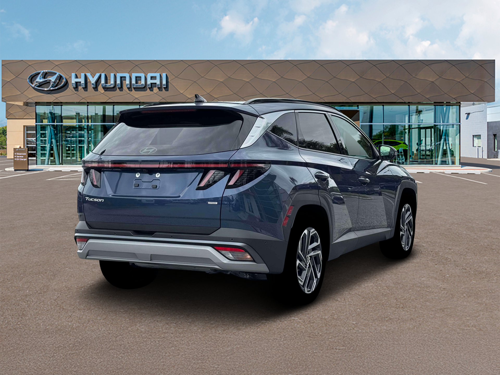 New 2026 Blue Hyundai Limited AWD image 7