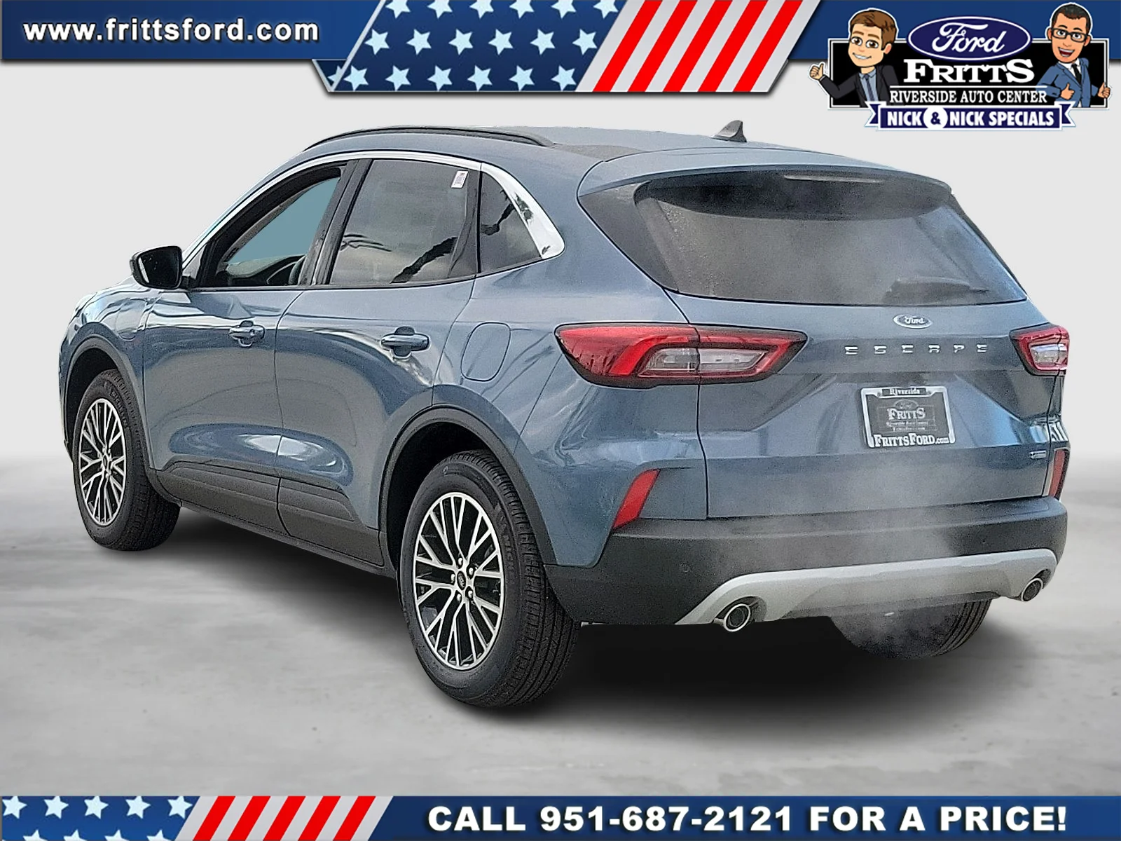 New 2024 Vapor Blue Metallic Ford Plug-in Hybrid image 2