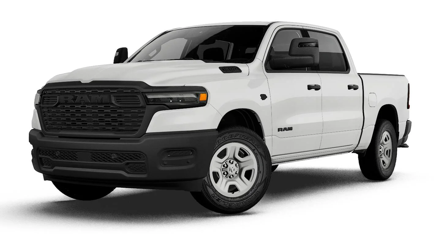 New 2027 Bright White Clear-Coat Exterior Paint RAM TRADESMAN image 1