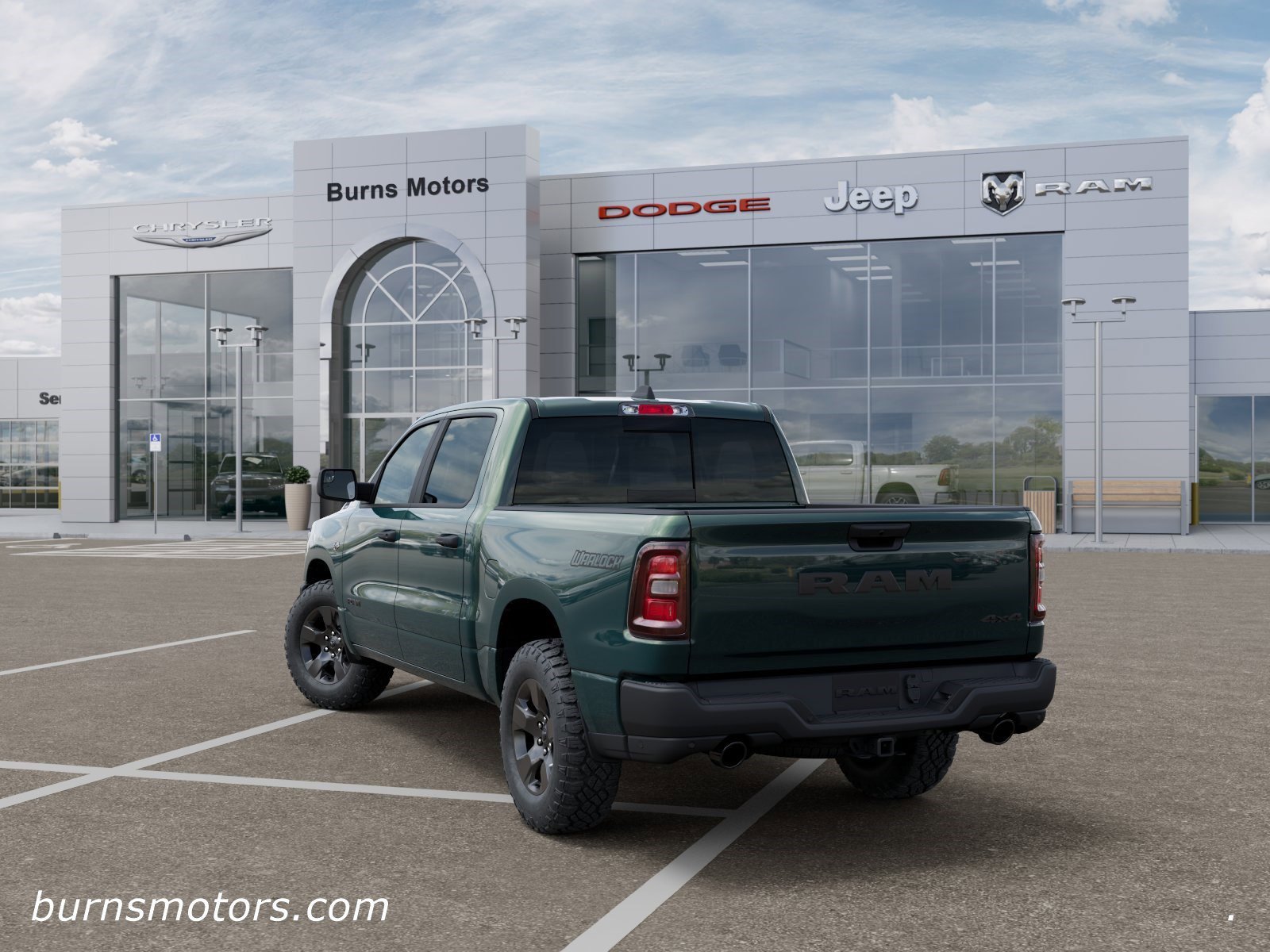 New 2026 Serrano-Green Metallic Exterior Paint Ram Warlock image 3