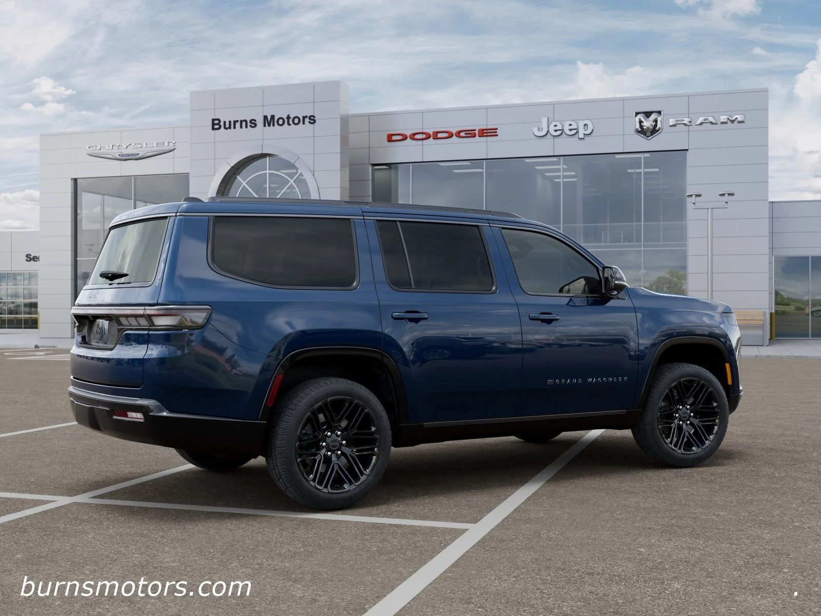 New 2026 Fathom Blue Pearl-Coat Exterior Paint (Late Availability) Jeep Limited Reserve Black image 4