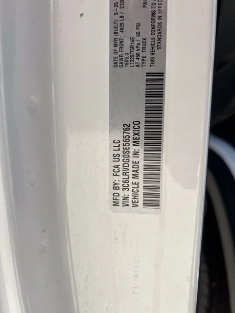 Used 2025 White Ram High Roof image 10
