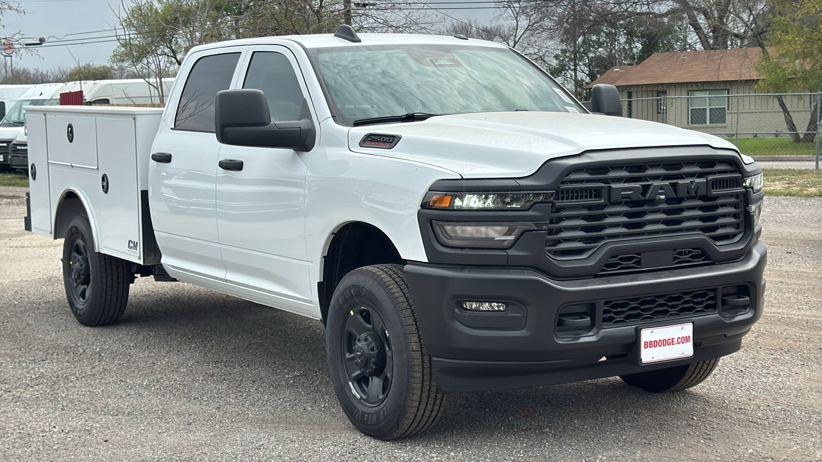 New 2026 Bright White Clear-Coat Exterior Paint RAM Tradesman image 3