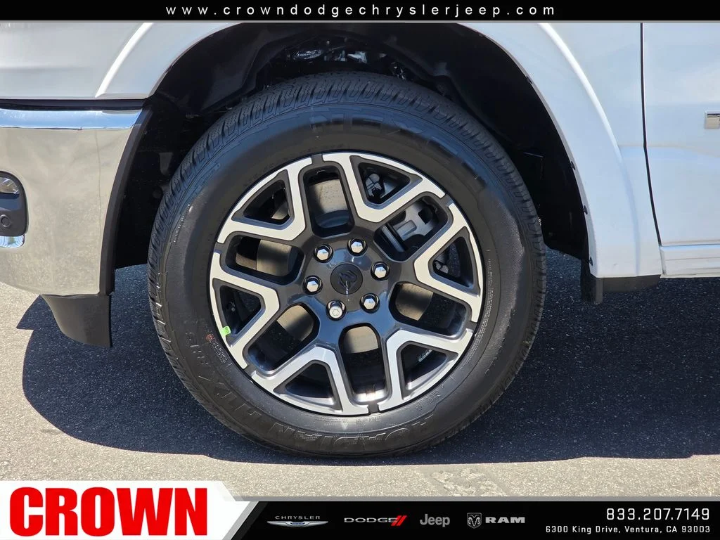 New 2026 Bright White Clear-Coat Exterior Paint RAM Laramie image 9
