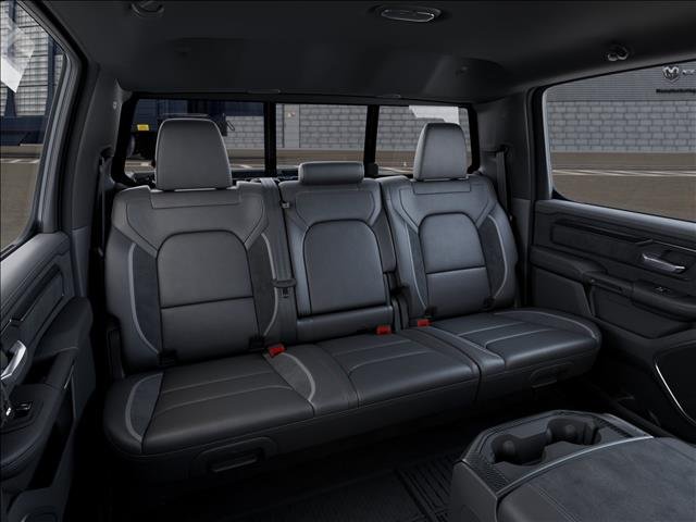 New 2026 Diamond Black Crystal Pearl-Coat Exterior Paint RAM RHO Crew Cab 4x4 5