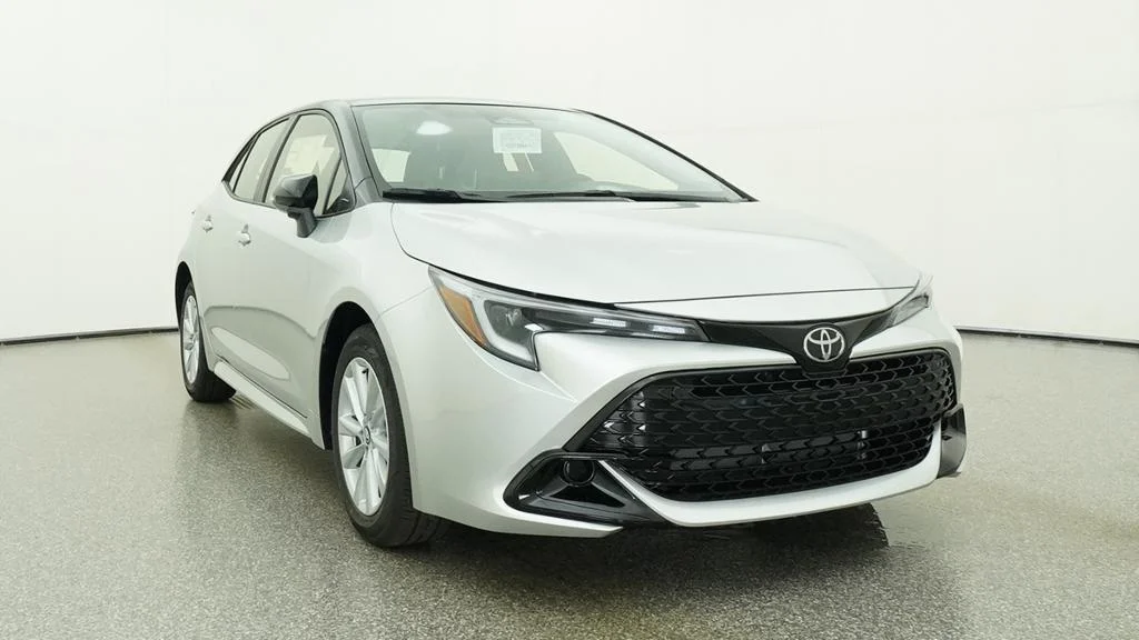 New 2027 Classic Silver Metallic with Black roof Toyota SE image 18