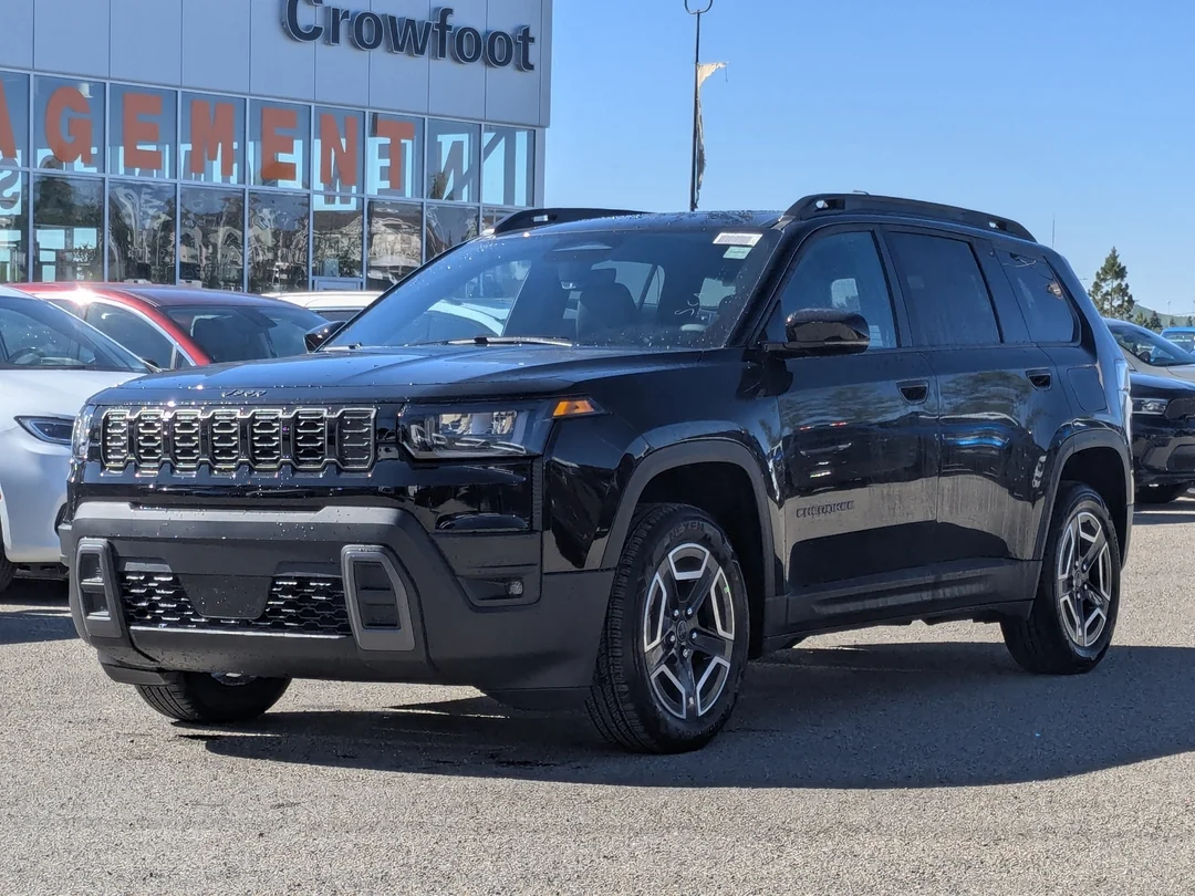 New 2026 Black Jeep Limited - - Panoramic Sunroof - Leatherette Seats - Power Liftgate - Wireless Charge & More! image 4