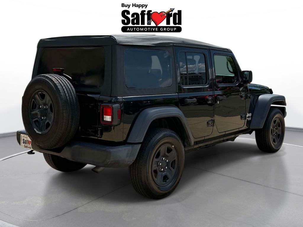Used 2020 Black Jeep Unlimited Sport image 9