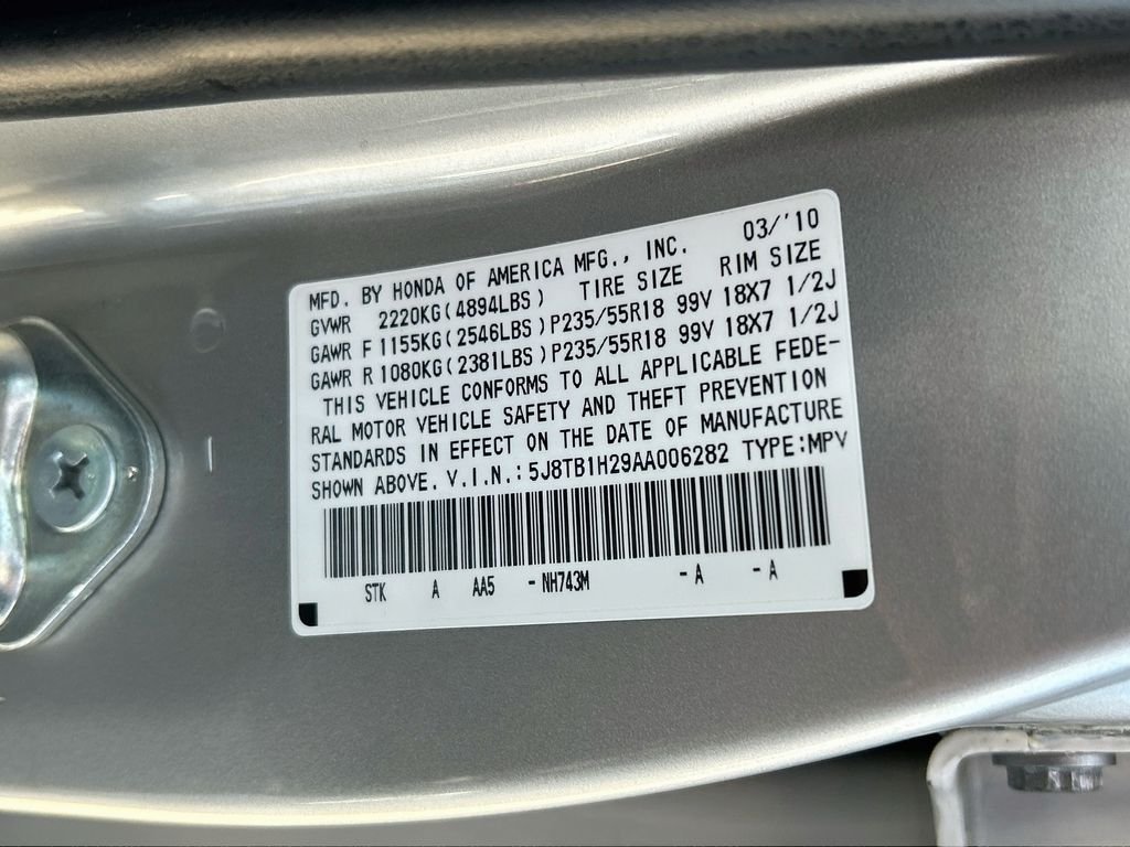 Used 2010 Palladium Metallic Acura Base image 32
