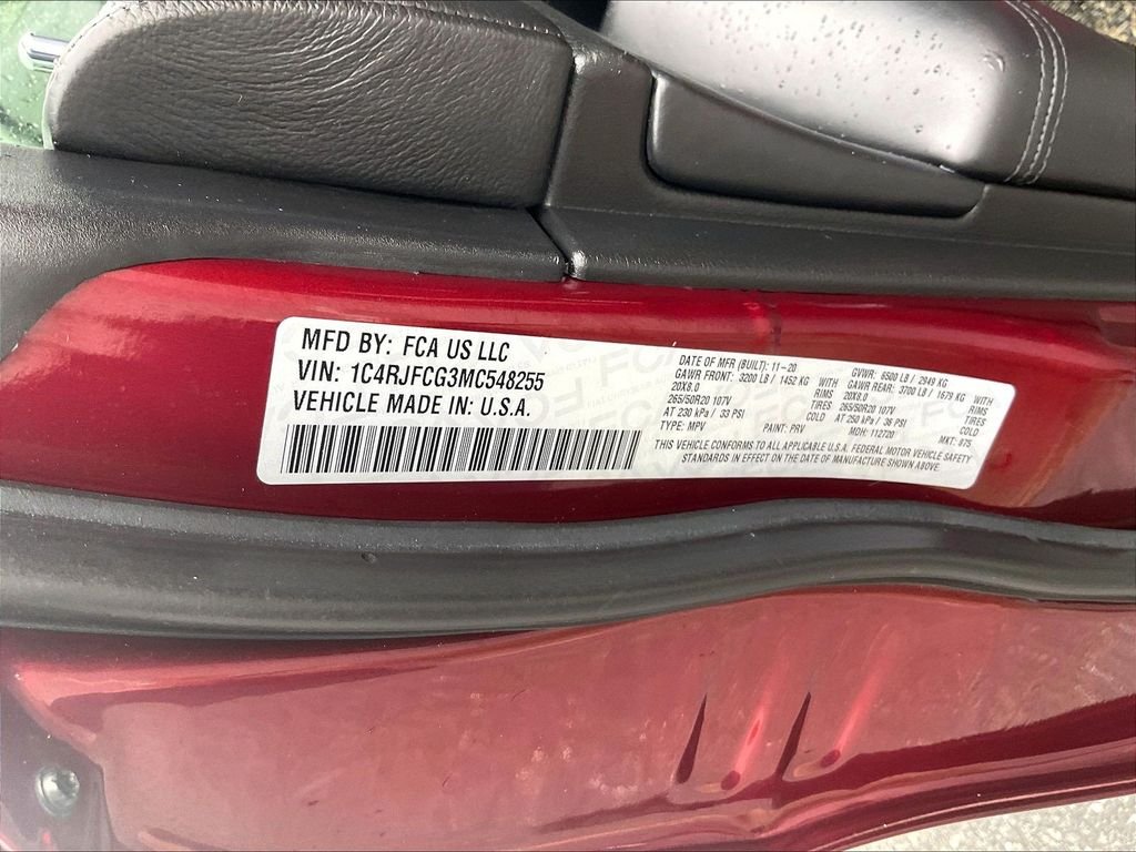 Used 2021 Red Jeep Overland image 35