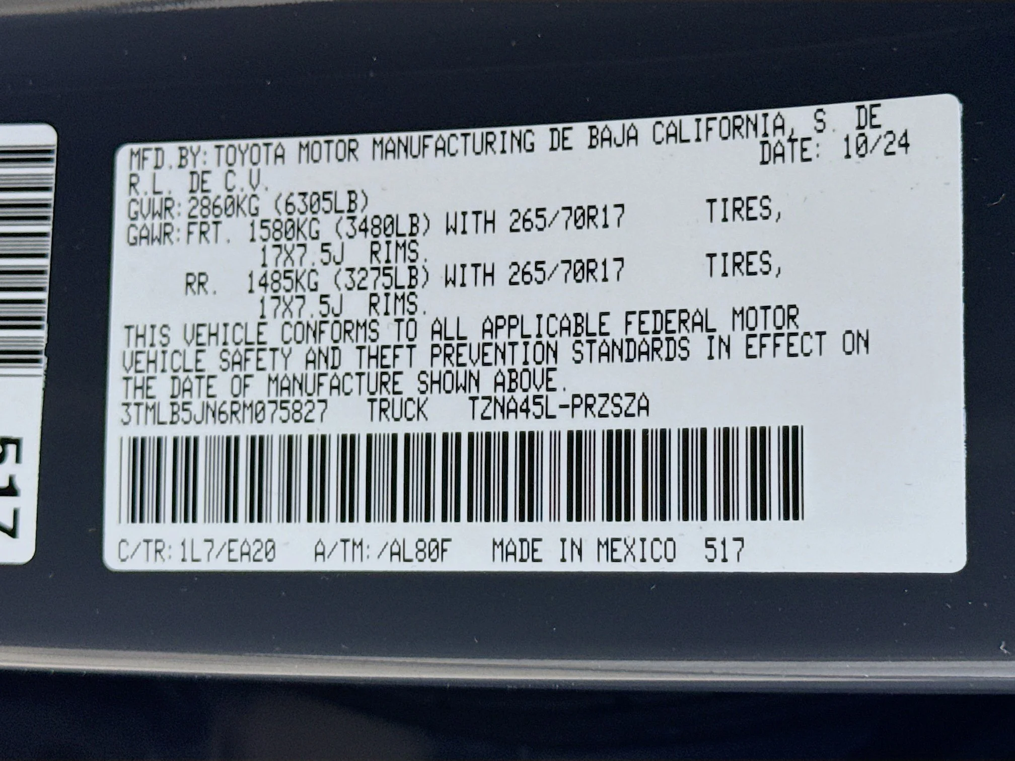 Used 2024 Black Toyota SR5 image 35