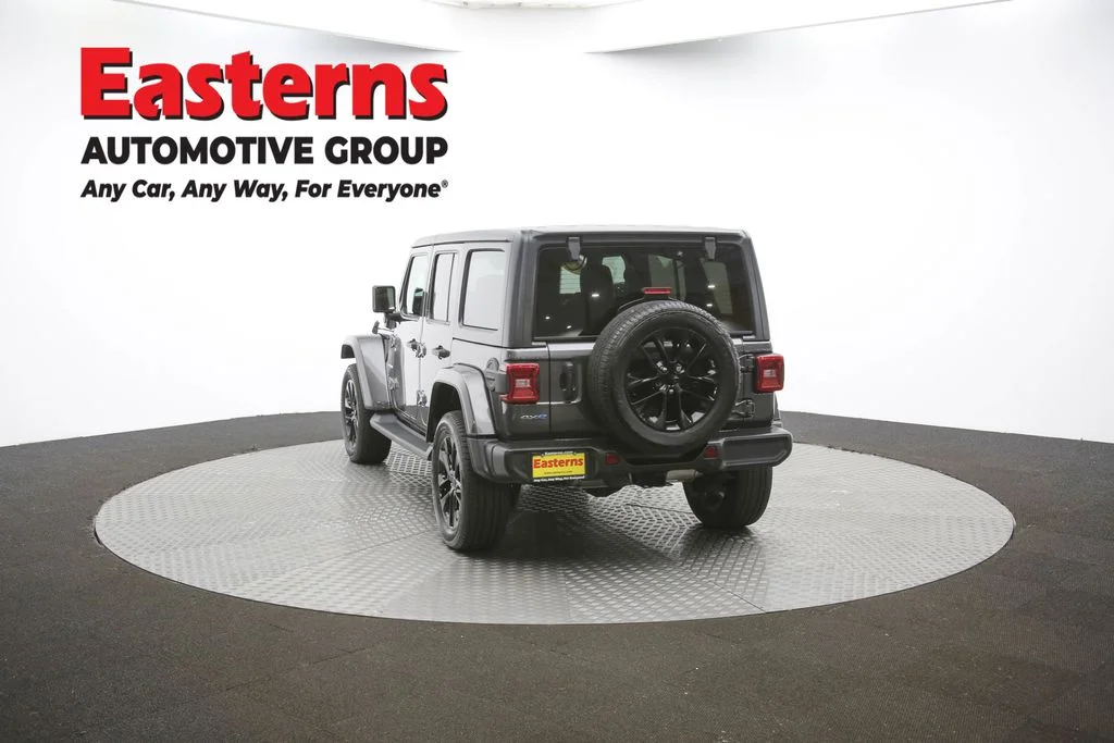 Used 2021 Gray Jeep Unlimited Sahara 4xe image 66