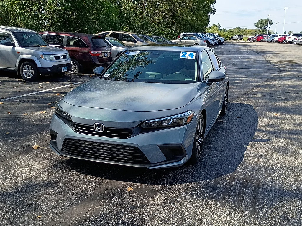 Certified Used 2024 Sonic Gray Pearl Honda EX image 7