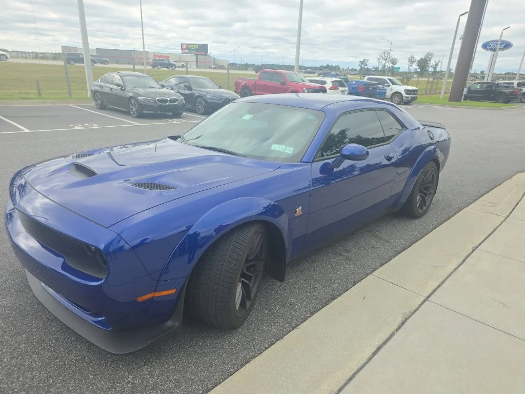 Used 2021 Indigo Blue Dodge R/T Scat Pack Widebody image 3