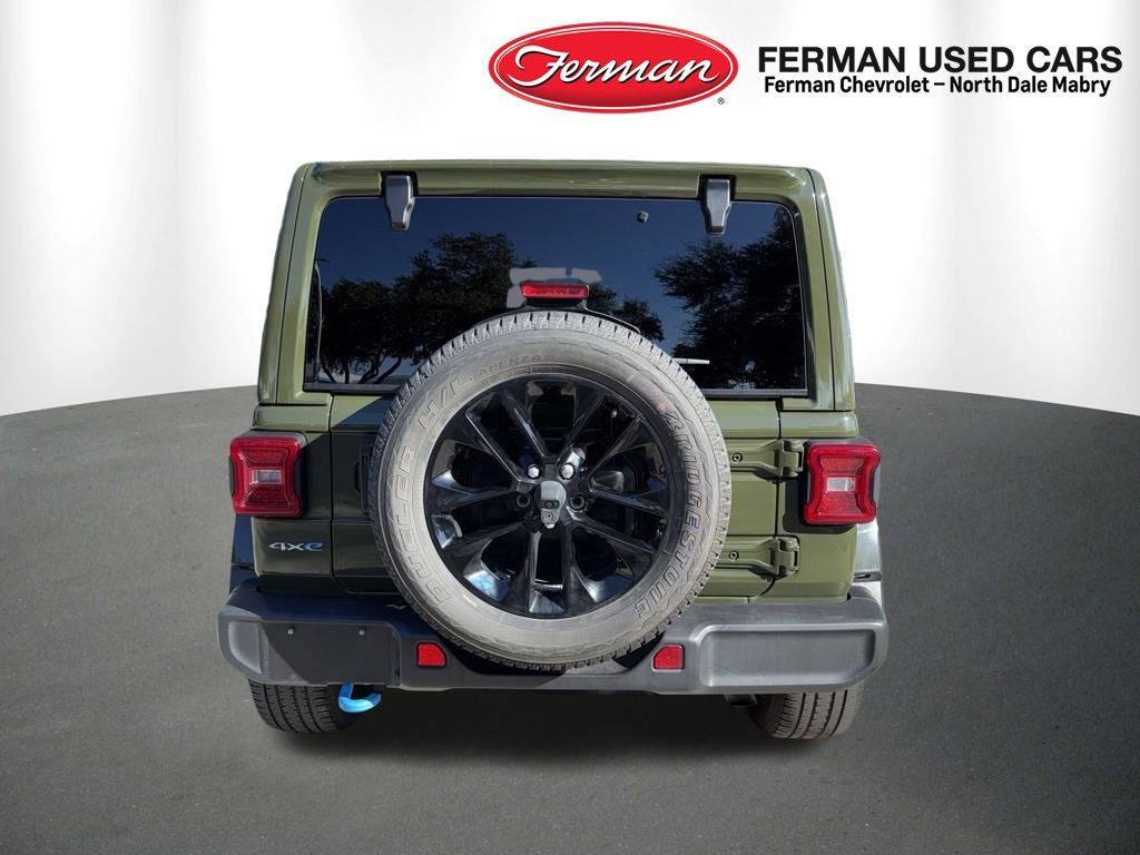 Used 2023 Green Jeep Sahara 4xe image 5