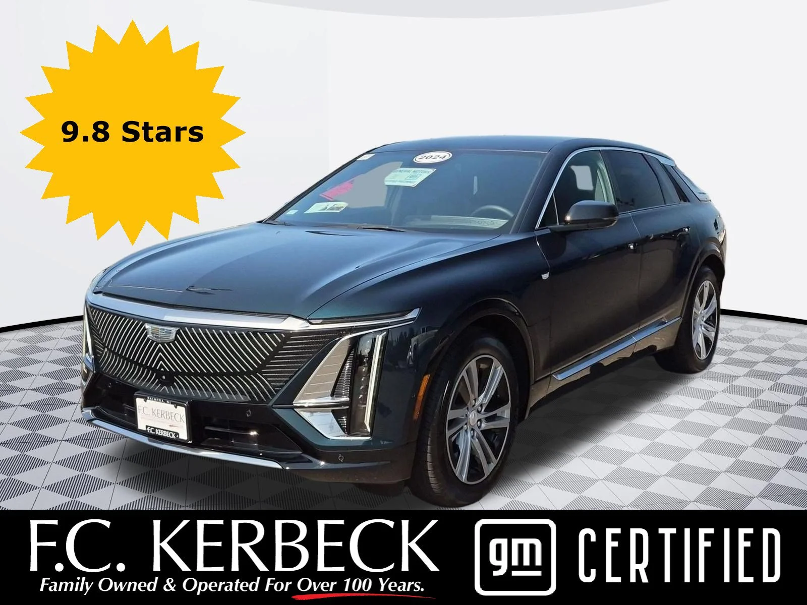 Used 2024 Emerald Lake Metallic Cadillac Tech image 1