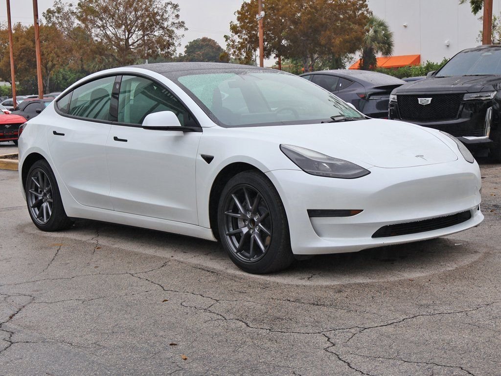 Used 2023 Tesla Model 3 Base with VIN 5YJ3E1EA7PF486128 for sale in Miami, FL