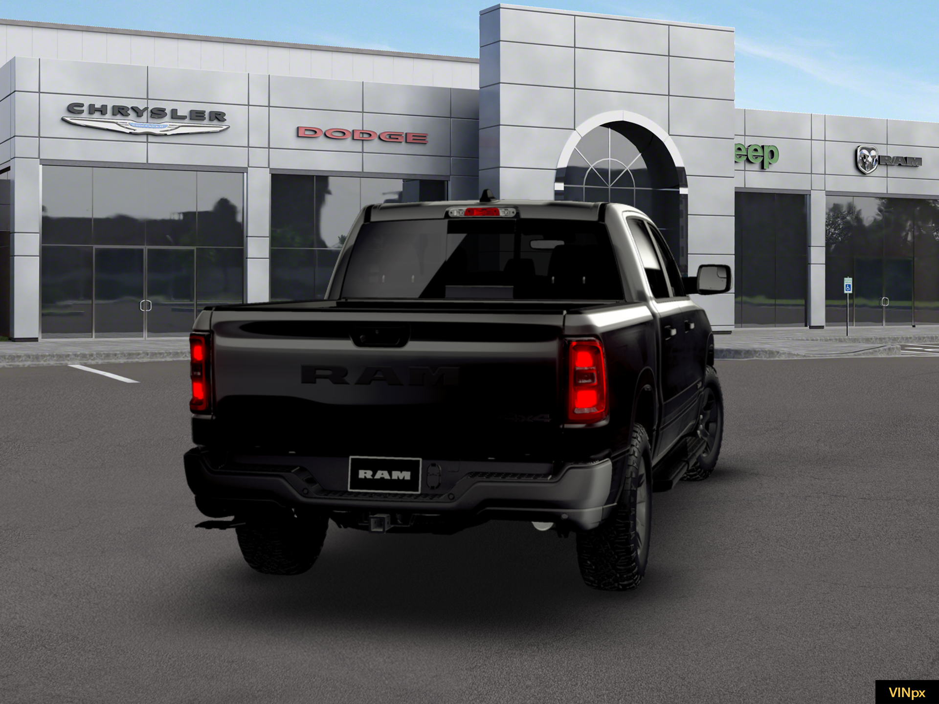 New 2026 Diamond Black Crystal Pearl-Coat Exterior Paint RAM Warlock image 14