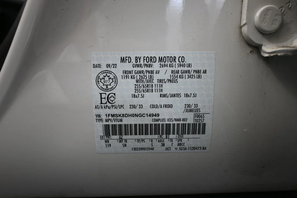 Certified Used 2022 White Ford XLT image 55