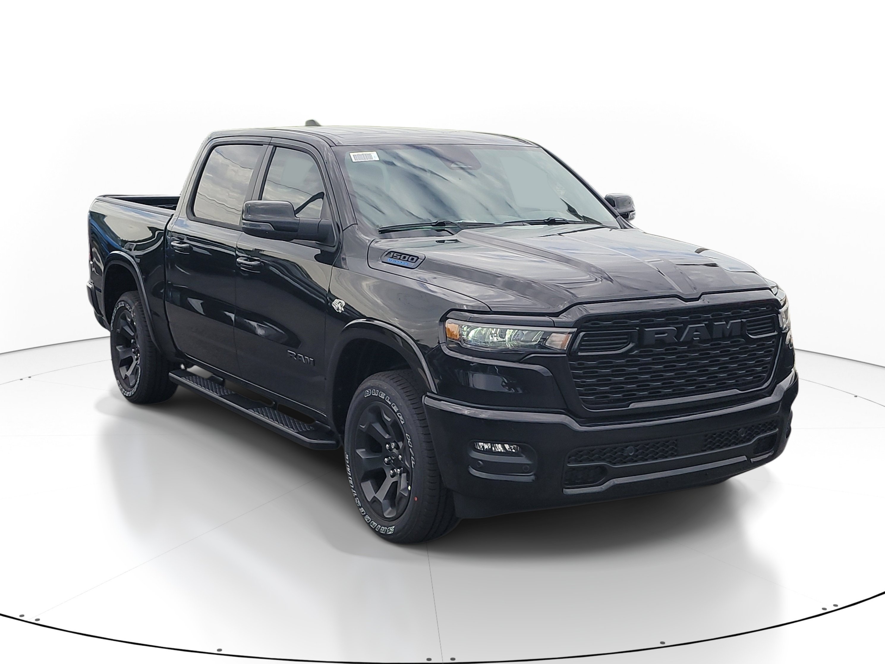 New 2026 Diamond Black Crystal Pearl-Coat Exterior Paint RAM Big Horn image 2