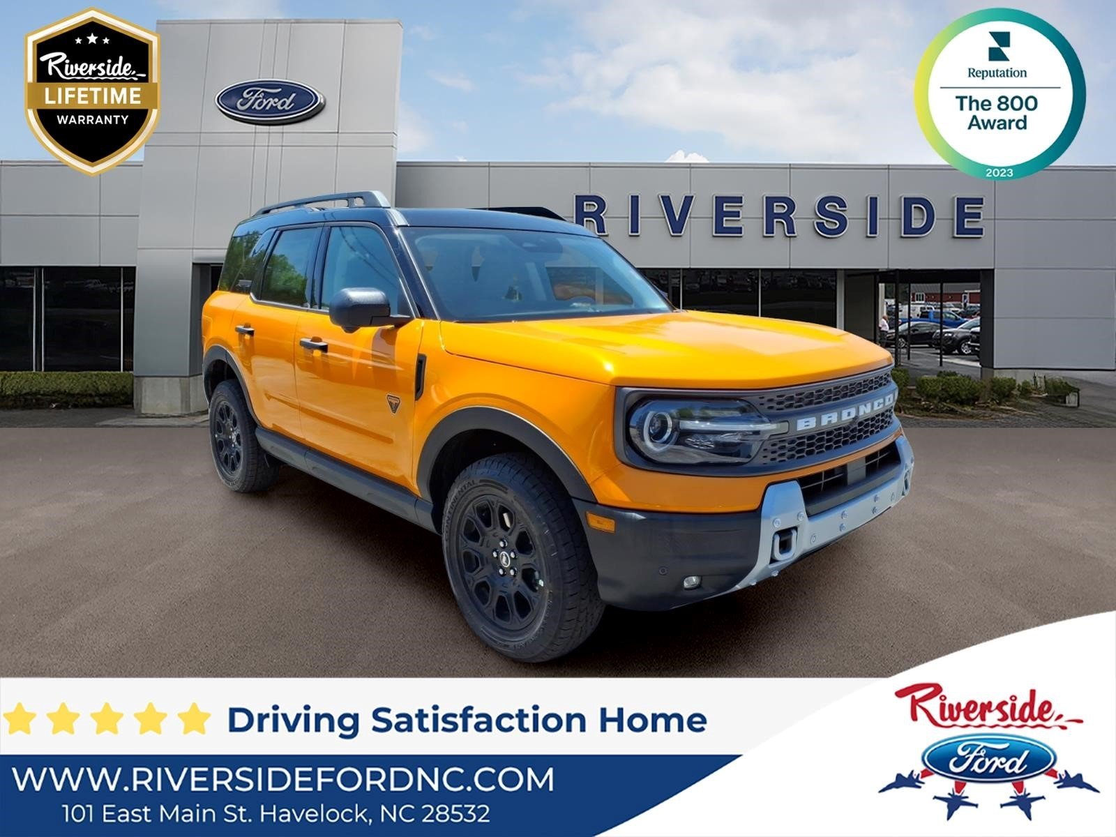 New 2026 Orange Fury Metallic Tri-Coat Ford Badlands® image 1
