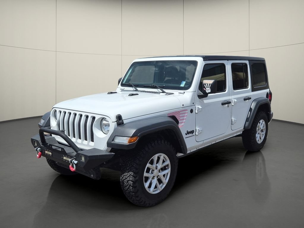 Used 2023 White Jeep Sport S image 3