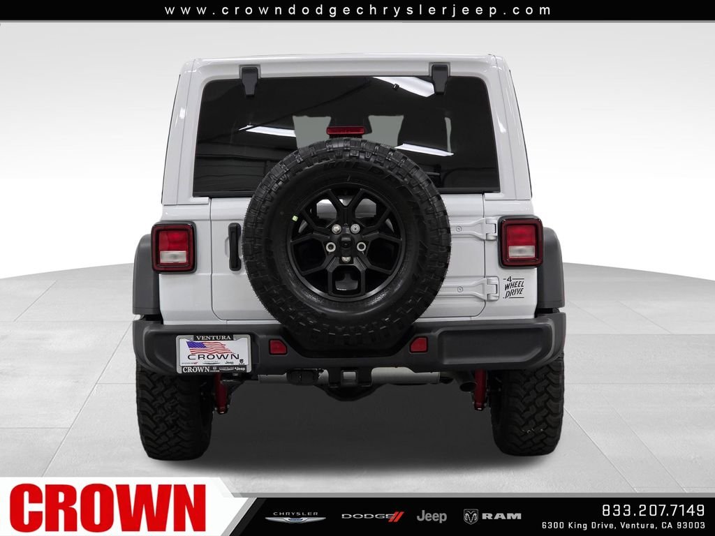 New 2026 Bright White Clear-Coat Exterior Paint Jeep  image 6