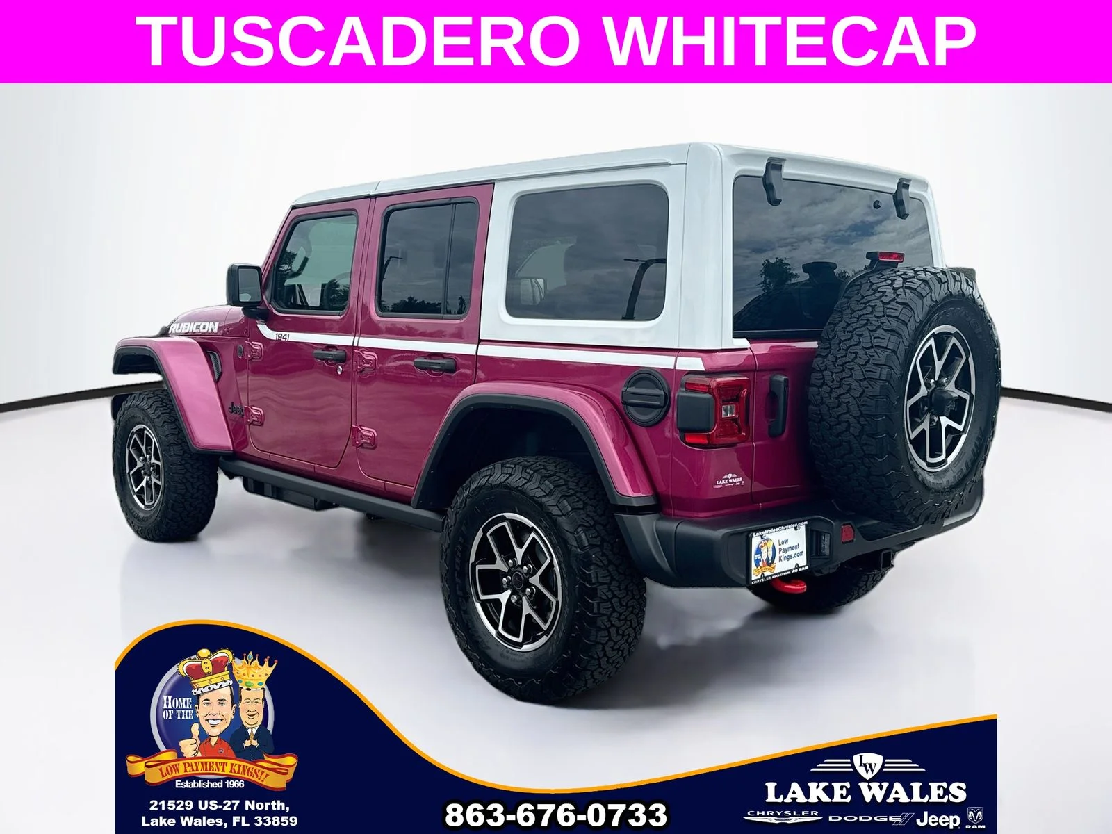 New 2026 Tuscadero Pearl-Coat Exterior Paint Jeep Rubicon image 4