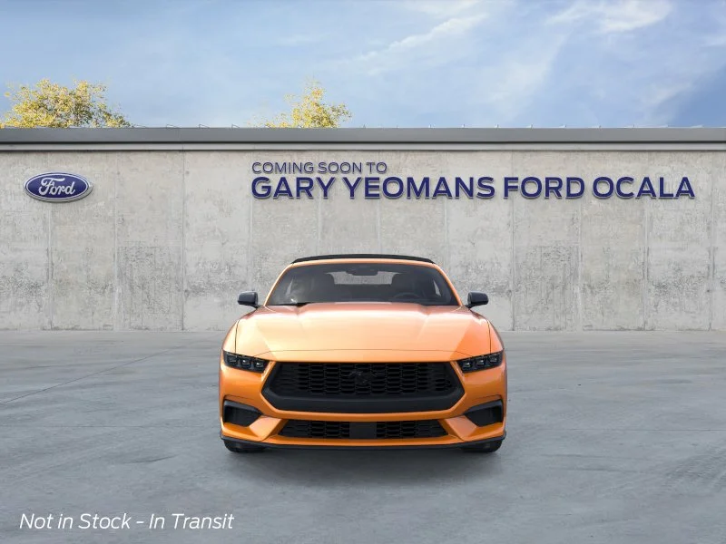 New 2026 Orange Fury Metallic Tri-coat Ford EcoBoost® Convertible image 6