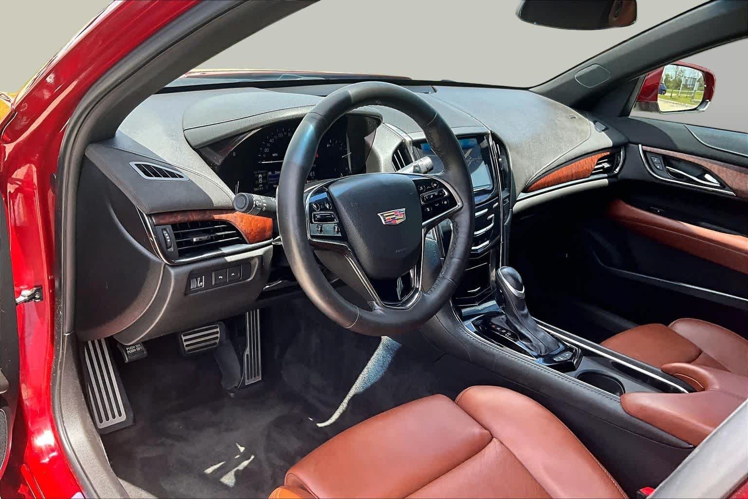 Used 2015 Red Obsession Tintcoat Cadillac Performance RWD image 17
