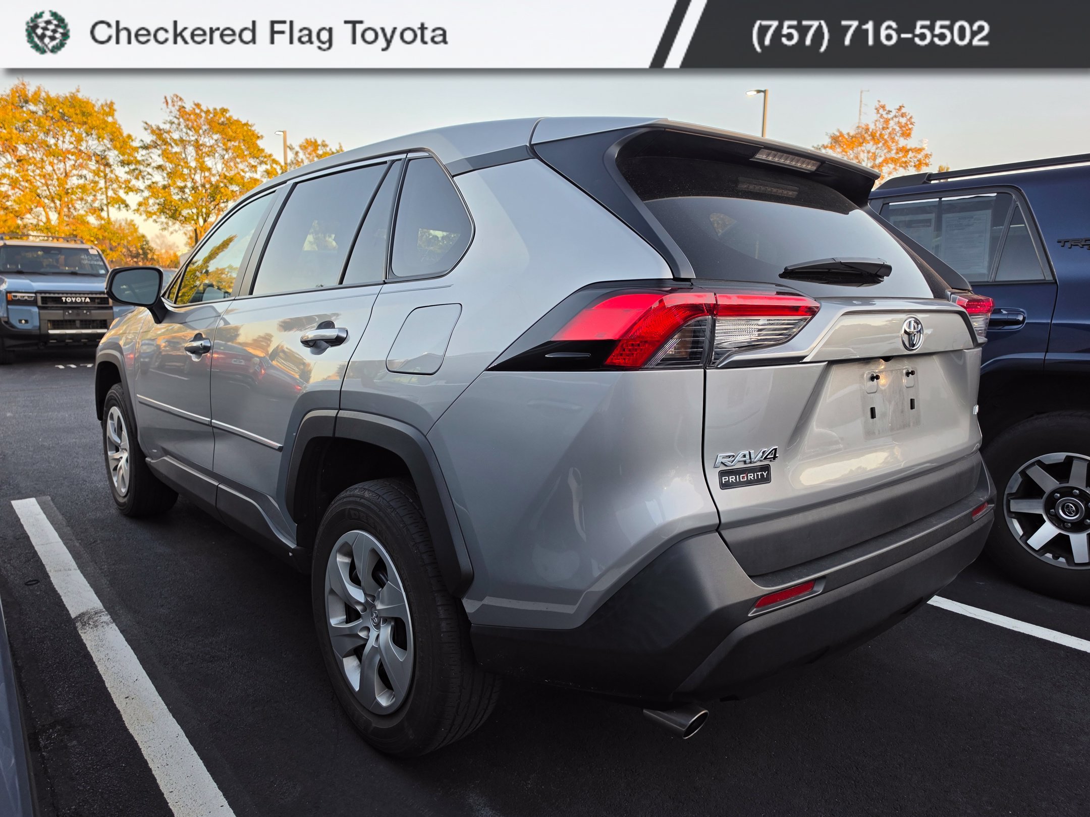 Used 2022 Silver Sky Metallic Toyota LE image 4