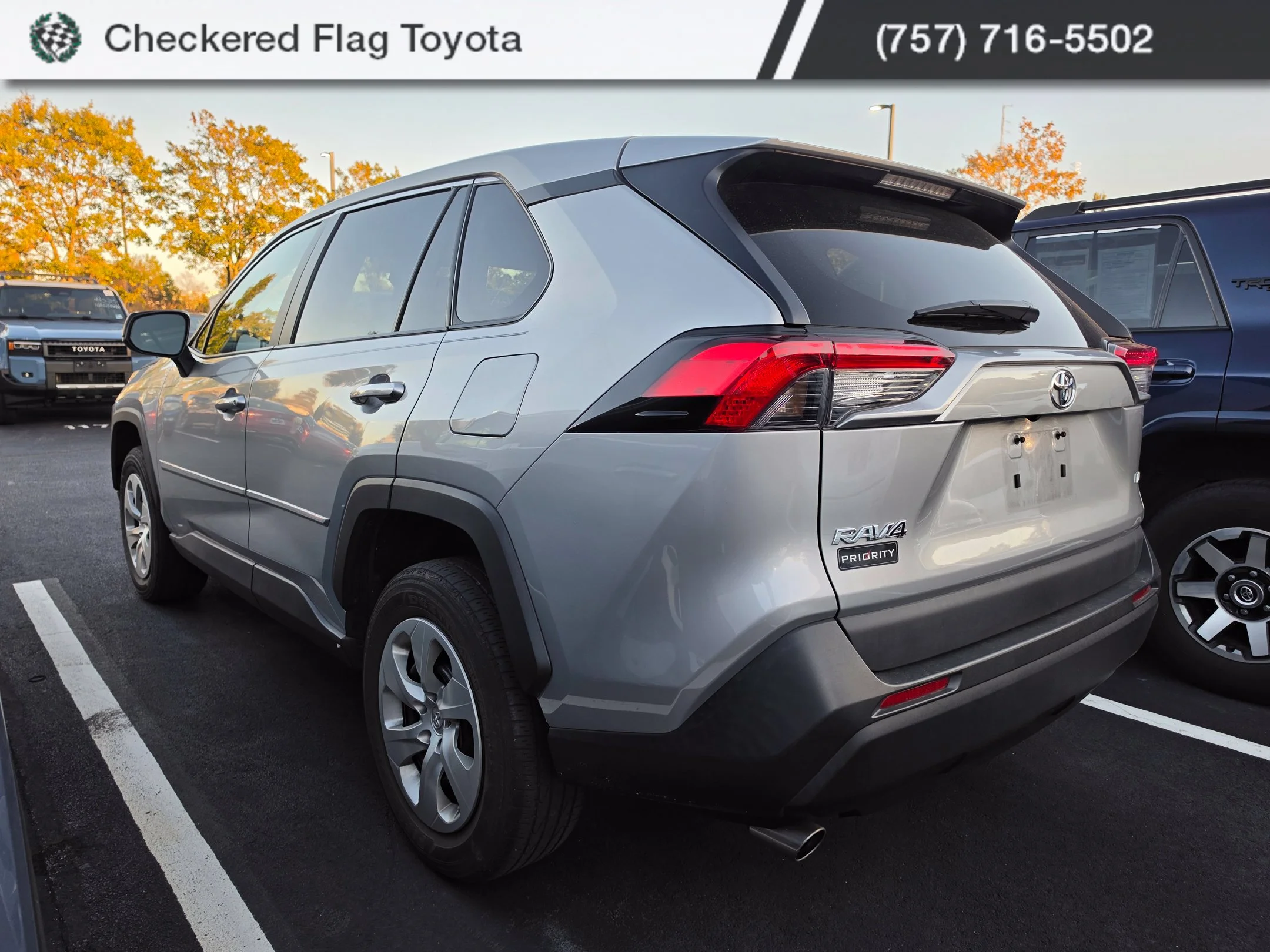 Used 2022 Silver Sky Metallic Toyota LE image 4