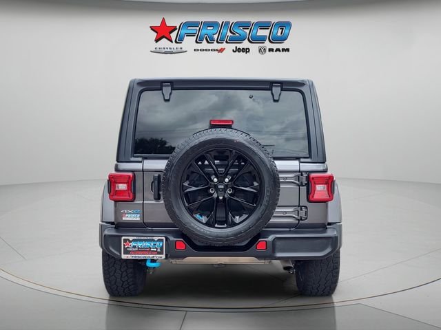 Used 2022 Gray Jeep Unlimited Sahara 4xe image 6