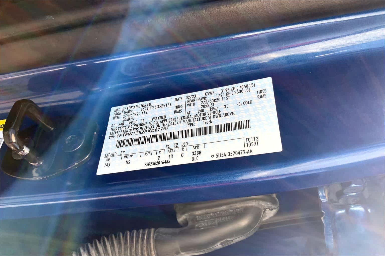 Certified Used 2023 Atlas Blue Metallic Ford XLT image 33