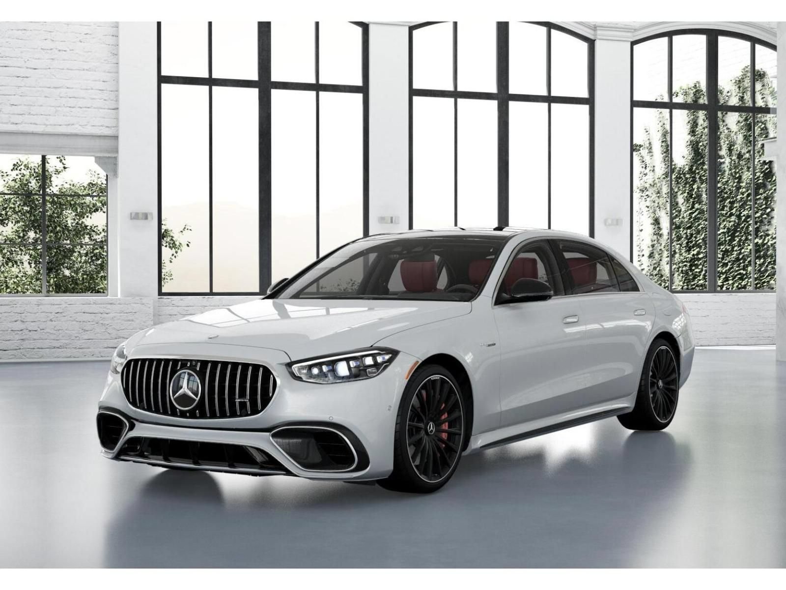 New 2026 MANUFAKTUR Moonlight White Metallic Mercedes-Benz S 63 E AMG® image 86
