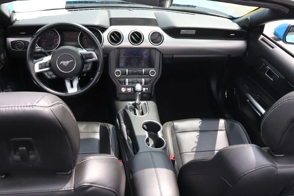 Used 2023 Grabber Blue Ford EcoBoost Premium Convertible image 12