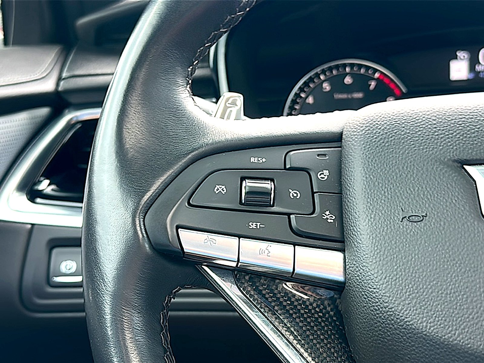 Used 2024 Argent Silver Metallic Cadillac AWD Sport image 30