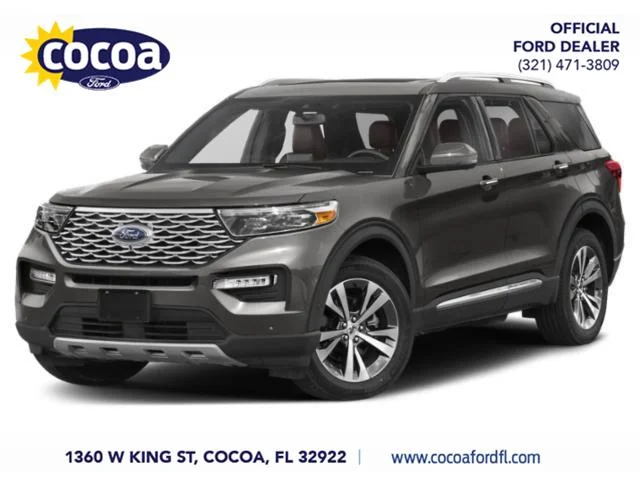 Used 2021 Gray Ford Platinum image 1