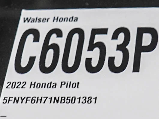 Used 2022 Platinum White Pearl Honda Black Edition image 34